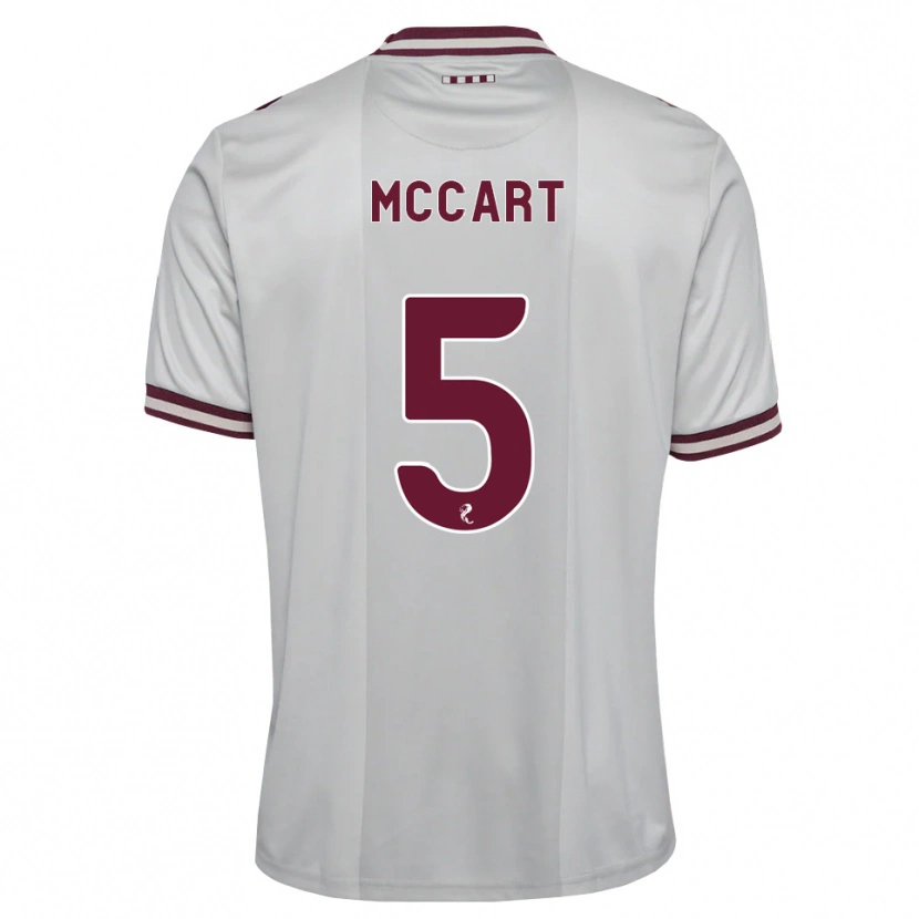 Danxen Donna Maglia Jamie Mccart #5 Borgogna Bianco Kit Gara Away 2026/27 Maglietta