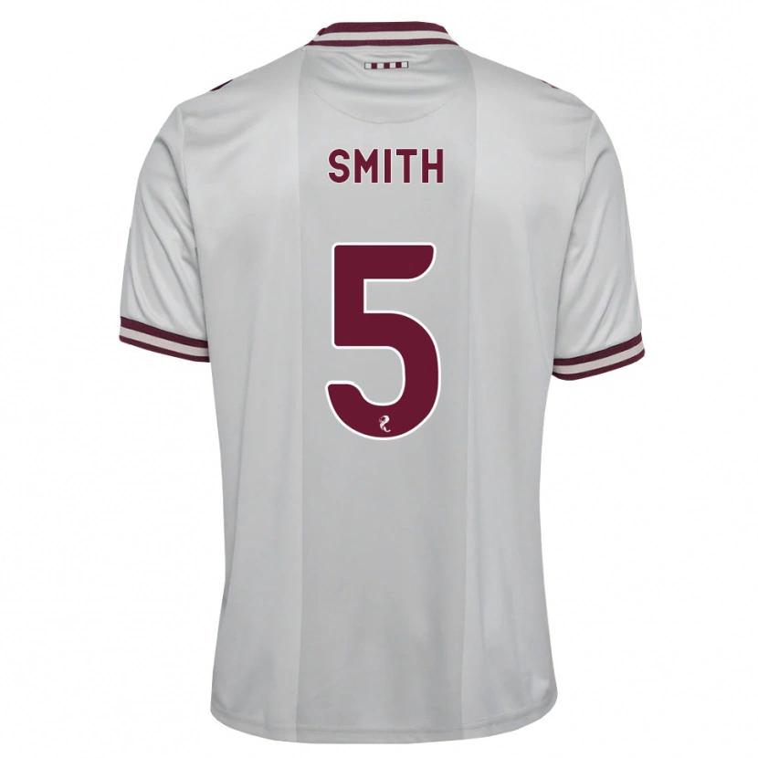 Danxen Donna Maglia Lucas Smith #5 Borgogna Bianco Kit Gara Away 2026/27 Maglietta