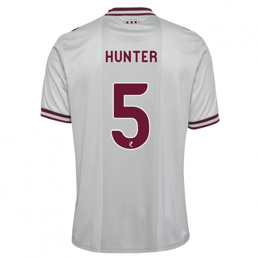Danxen Donna Maglia Georgia Hunter #5 Borgogna Bianco Kit Gara Away 2026/27 Maglietta