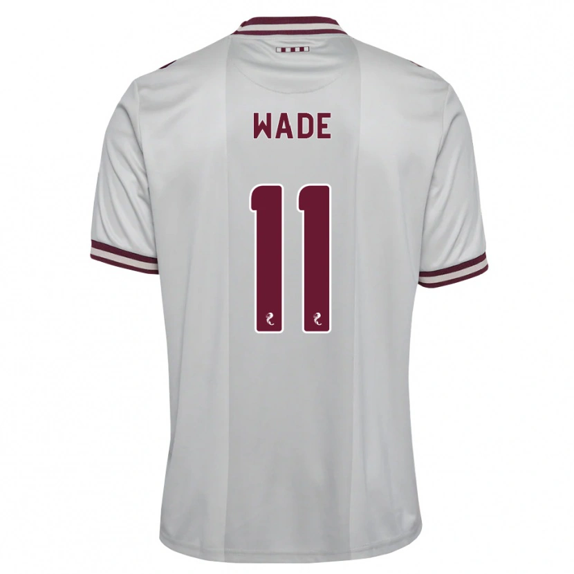 Danxen Donna Maglia Lauren Wade #11 Borgogna Bianco Kit Gara Away 2026/27 Maglietta