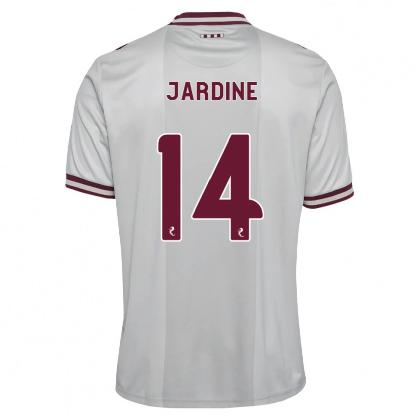 Danxen Donna Maglia Kayla Jardine #14 Borgogna Bianco Kit Gara Away 2026/27 Maglietta