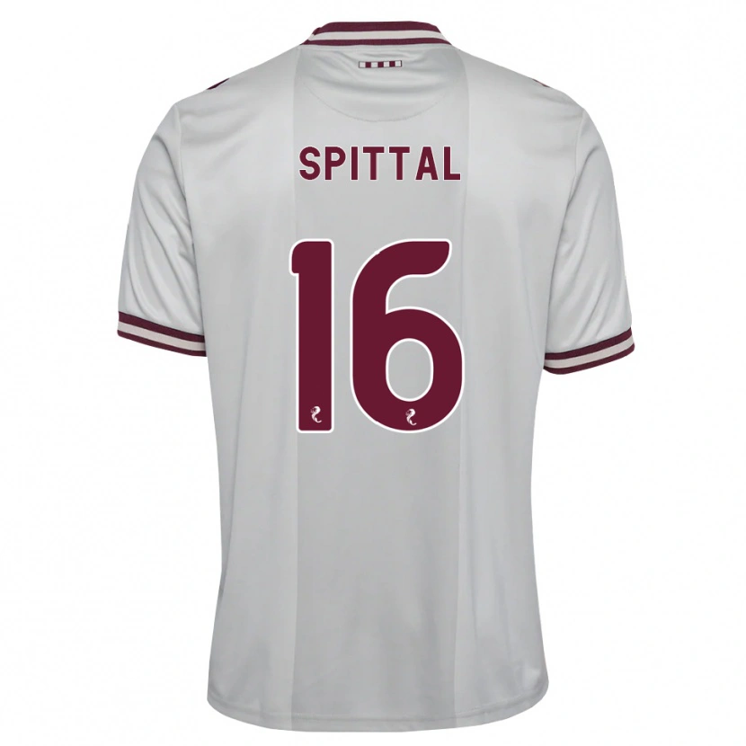 Danxen Donna Maglia Blair Spittal #16 Borgogna Bianco Kit Gara Away 2026/27 Maglietta