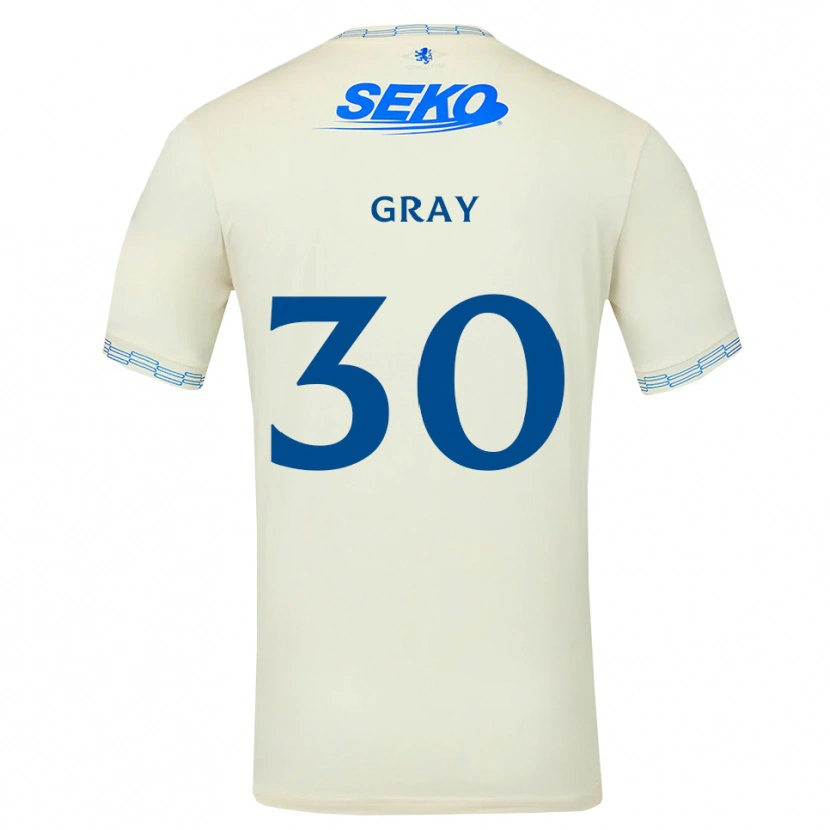 Danxen Donna Maglia Georgia Gray #30 Bianco Blu Cielo Profondo Kit Gara Away 2026/27 Maglietta