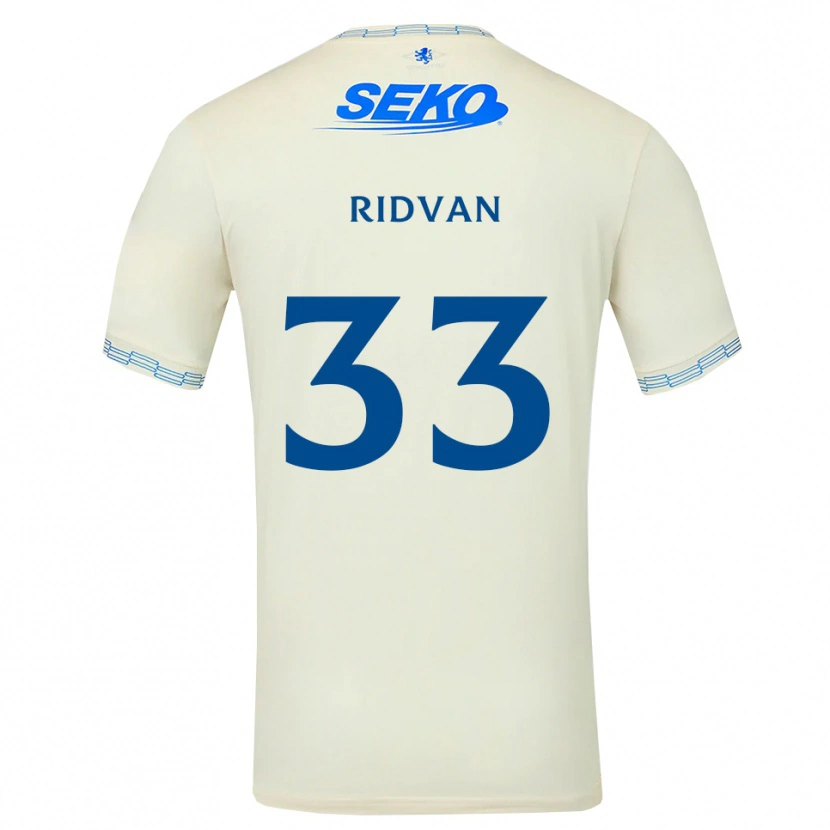 Danxen Donna Maglia Rıdvan Yılmaz #33 Bianco Blu Cielo Profondo Kit Gara Away 2026/27 Maglietta