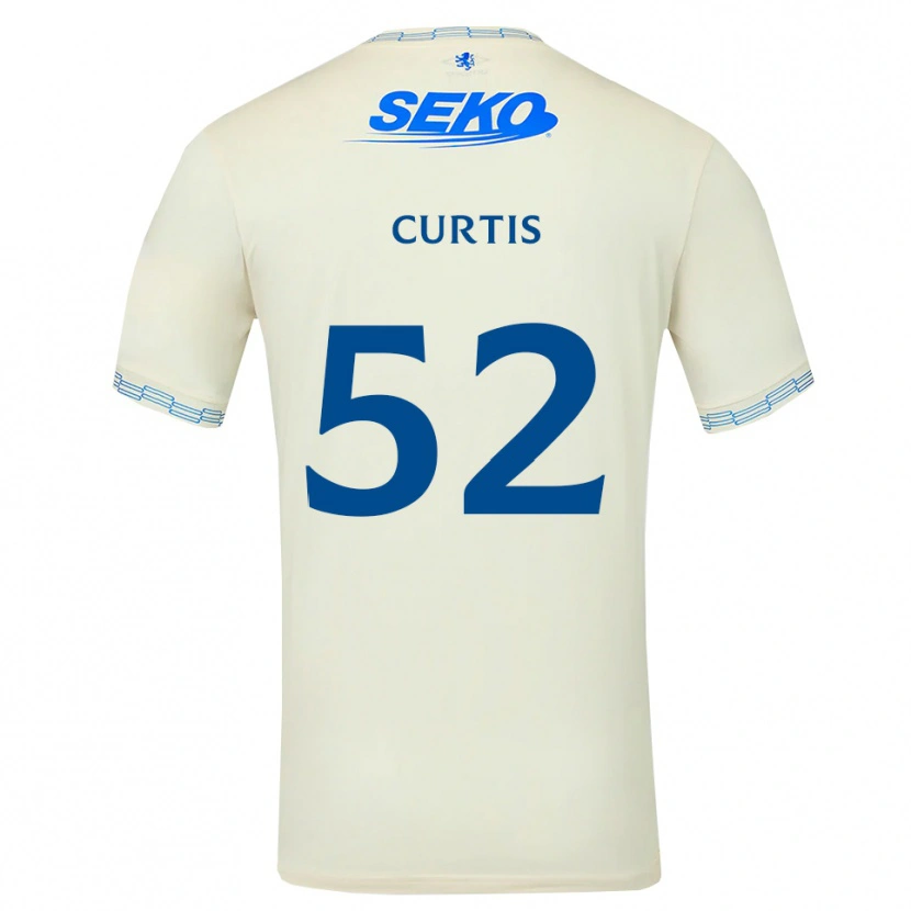 Danxen Donna Maglia Findlay Curtis #52 Bianco Blu Cielo Profondo Kit Gara Away 2026/27 Maglietta