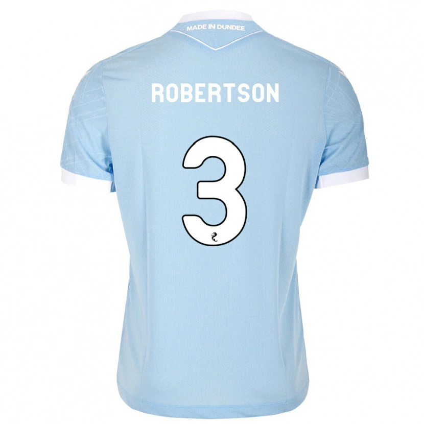 Danxen Donna Maglia Clark Robertson #3 Bianco Cielo Chiaro Kit Gara Away 2026/27 Maglietta