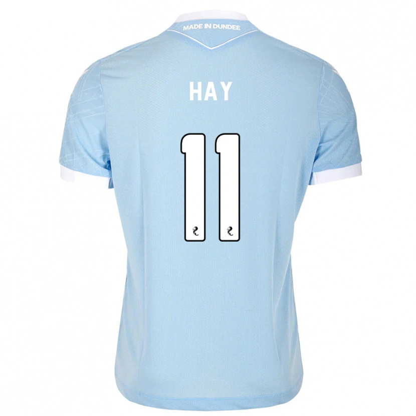 Danxen Donna Maglia Ashley Hay #11 Bianco Cielo Chiaro Kit Gara Away 2026/27 Maglietta