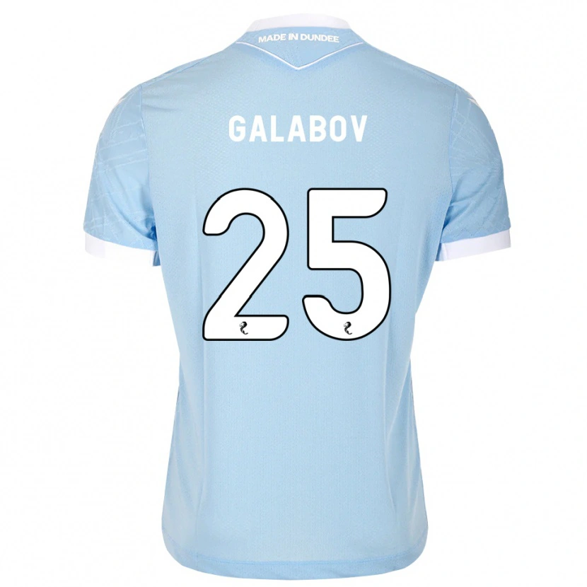 Danxen Donna Maglia Plamen Galabov #25 Bianco Cielo Chiaro Kit Gara Away 2026/27 Maglietta