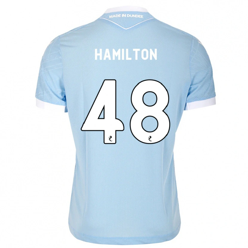 Danxen Donna Maglia Ethan Hamilton #48 Bianco Cielo Chiaro Kit Gara Away 2026/27 Maglietta
