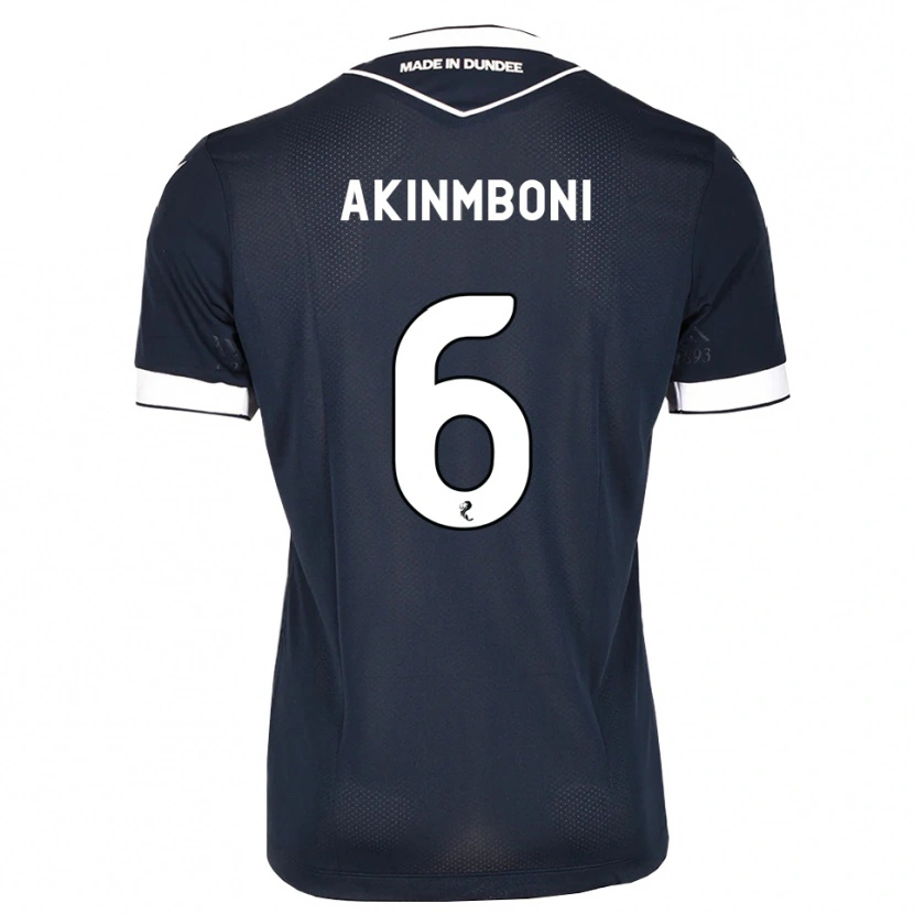 Danxen Donna Maglia Matai Akinmboni #6 Bianco Blu Mezzanotte Kit Gara Home 2026/27 Maglietta