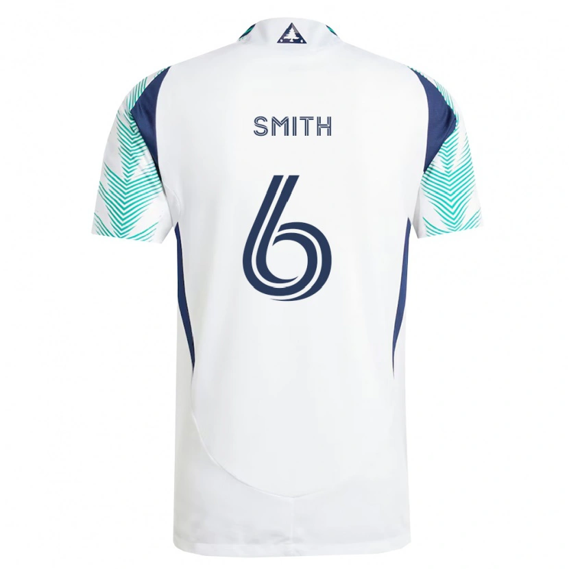 Danxen Donna Maglia Tylon Smith #6 Bianco Blu Navy Verde Chiaro Kit Gara Away 2026/27 Maglietta