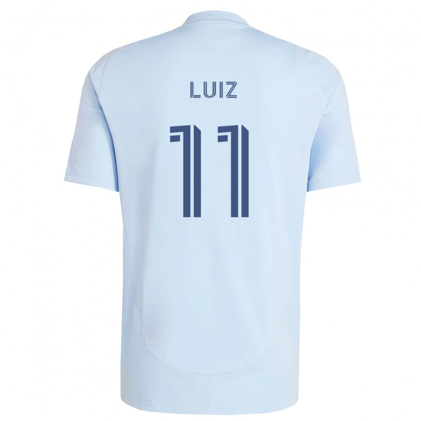 Danxen Donna Maglia André Luiz #11 Azzurro Chiaro Grigio Chiaro Kit Gara Home 2026/27 Maglietta