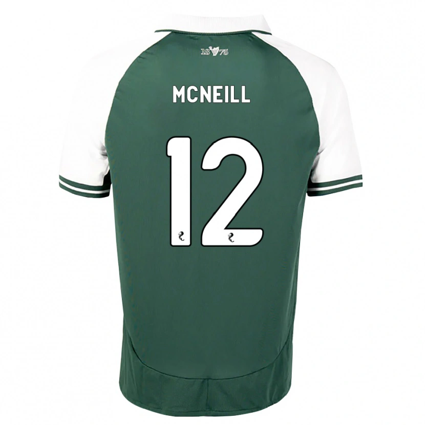 Danxen Bambino Maglia Lewis Mcneill #12 Bianco Verde Marino Kit Gara Home 2026/27 Maglietta