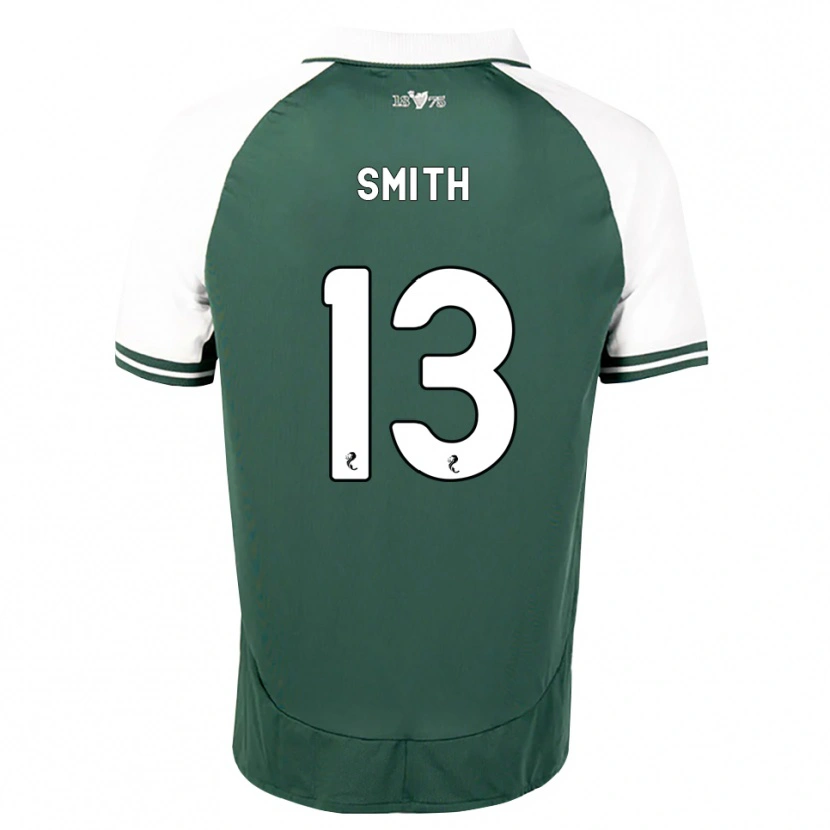 Danxen Bambino Maglia Jordan Smith #13 Bianco Verde Marino Kit Gara Home 2026/27 Maglietta