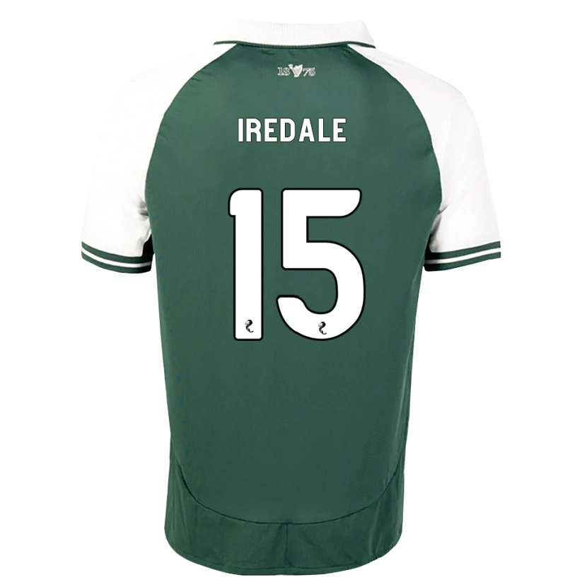 Danxen Bambino Maglia Jack Iredale #15 Bianco Verde Marino Kit Gara Home 2026/27 Maglietta