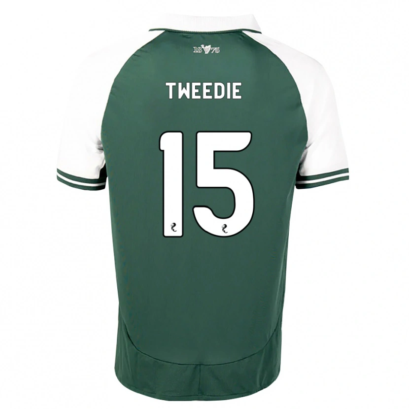 Danxen Bambino Maglia Lia Tweedie #15 Bianco Verde Marino Kit Gara Home 2026/27 Maglietta