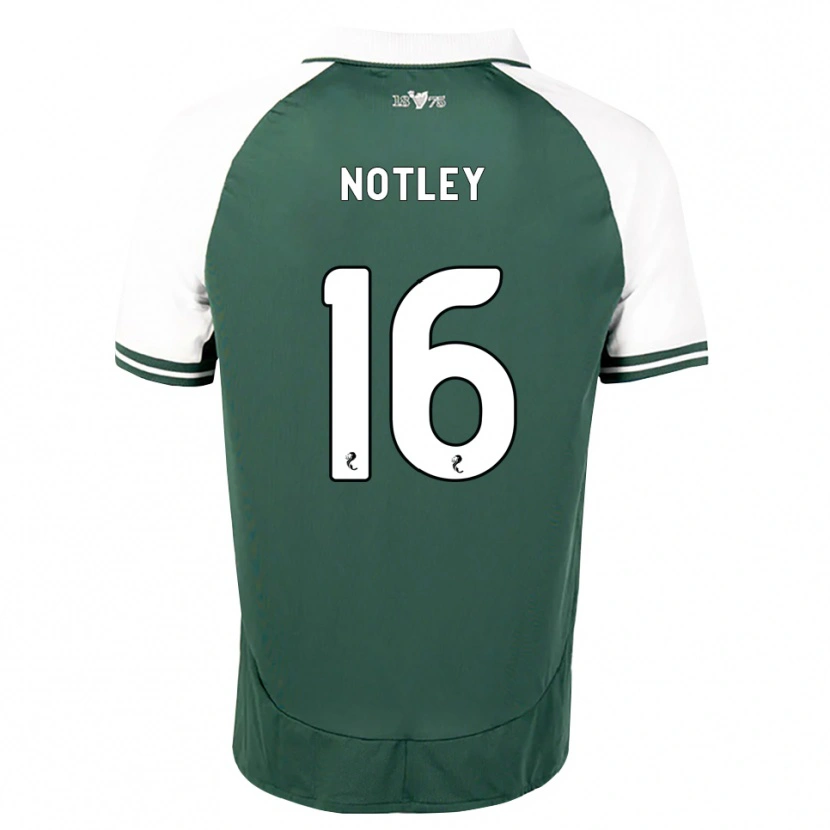 Danxen Bambino Maglia Ellis Notley #16 Bianco Verde Marino Kit Gara Home 2026/27 Maglietta