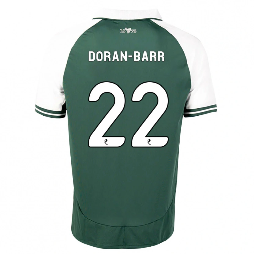 Danxen Bambino Maglia Lauren Doran-Barr #22 Bianco Verde Marino Kit Gara Home 2026/27 Maglietta