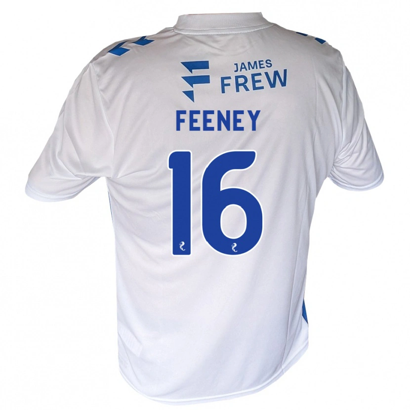 Danxen Bambino Maglia Guy Feeney #16 Bianco Blu Reale Kit Gara Home 2026/27 Maglietta