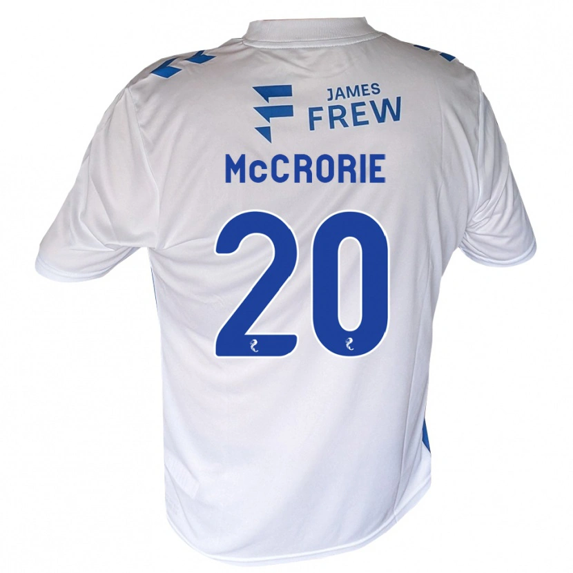 Danxen Bambino Maglia Robby Mccrorie #20 Bianco Blu Reale Kit Gara Home 2026/27 Maglietta