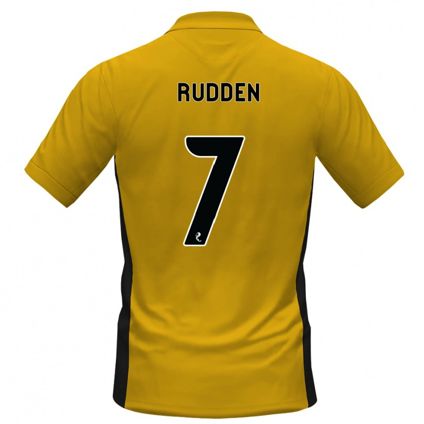 Danxen Bambino Maglia Zak Rudden #7 Bianco Arancione Kit Gara Home 2026/27 Maglietta