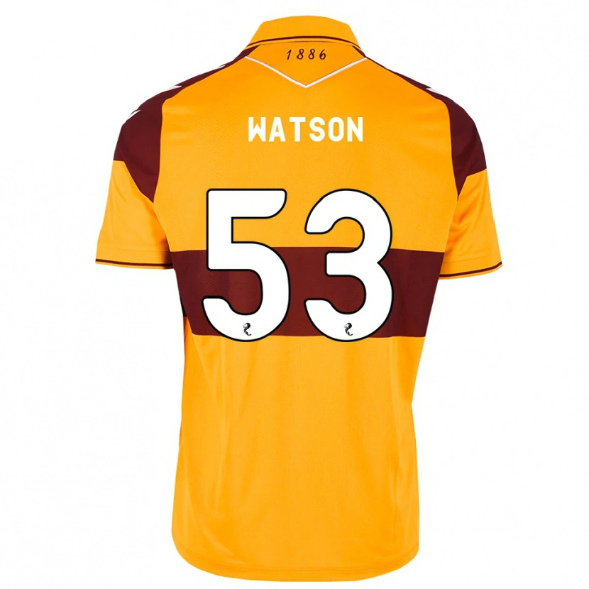 Danxen Bambino Maglia Blane Watson #53 Arancione Marrone Kit Gara Home 2026/27 Maglietta