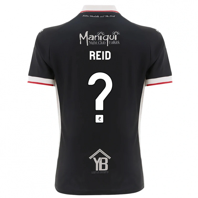 Danxen Bambino Maglia Hannah Reid #0 Nero Bianco Rosso Kit Gara Home 2026/27 Maglietta