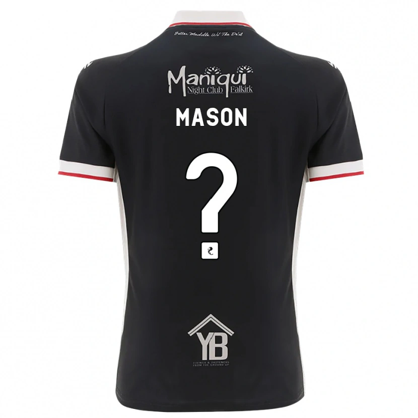 Danxen Bambino Maglia Gemma Mason #0 Nero Bianco Rosso Kit Gara Home 2026/27 Maglietta