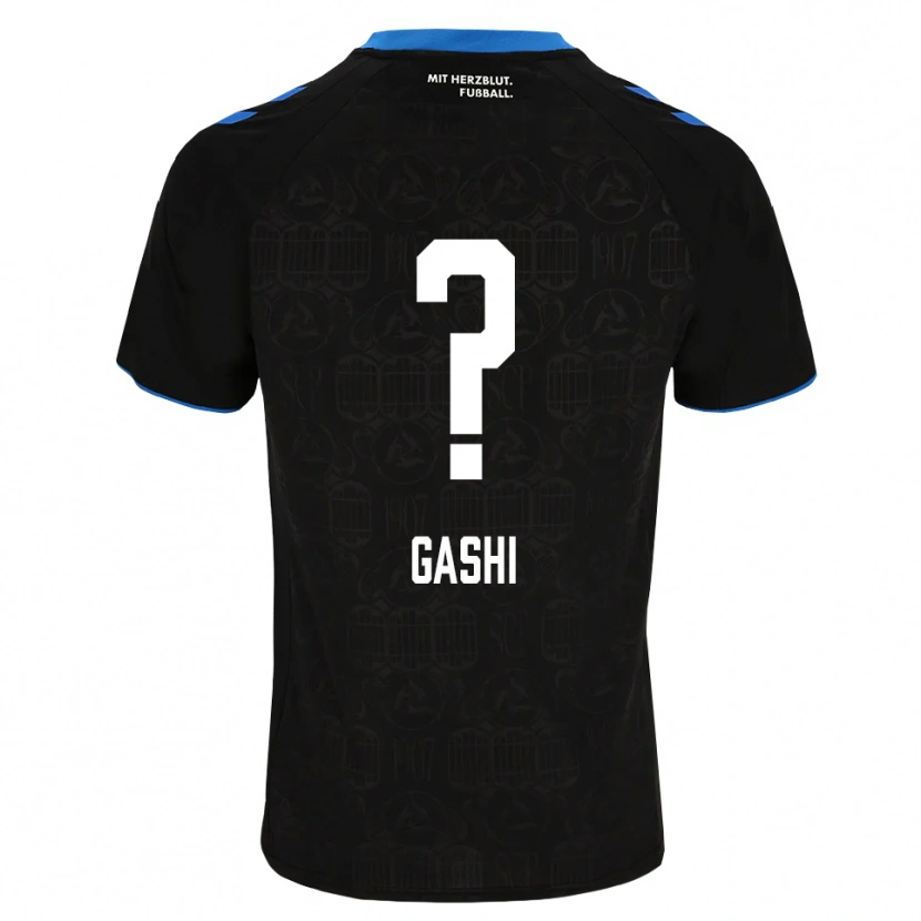 Danxen Bambino Maglia Luan-Amar Gashi #0 Nero Bianco Rosso Kit Gara Home 2026/27 Maglietta