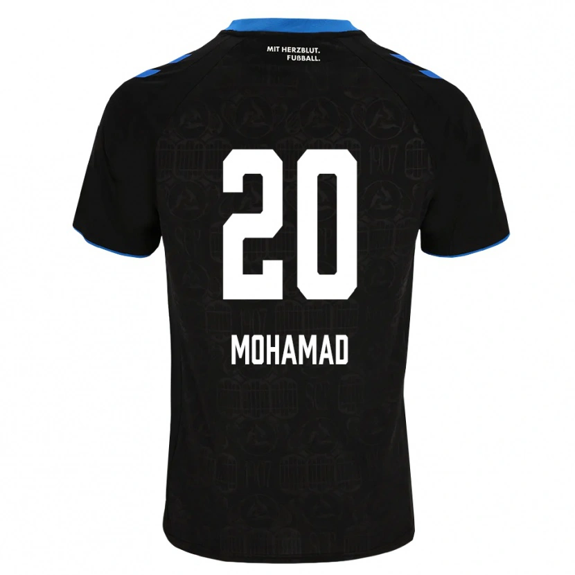 Danxen Bambino Maglia Hassan Mohamad #20 Nero Bianco Rosso Kit Gara Home 2026/27 Maglietta