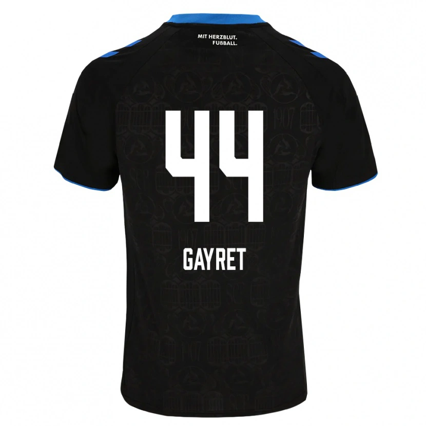 Danxen Bambino Maglia Timur Gayret #44 Nero Bianco Rosso Kit Gara Home 2026/27 Maglietta