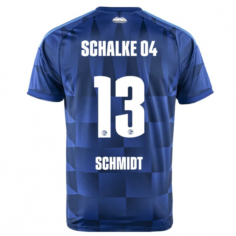 Danxen Bambino Maglia Sophie Schmidt #13 Blu Scuro Giallo Bianco Kit Gara Home 2026/27 Maglietta