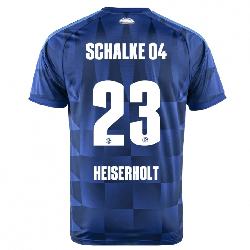 Danxen Bambino Maglia Finn Heiserholt #23 Blu Scuro Giallo Bianco Kit Gara Home 2026/27 Maglietta