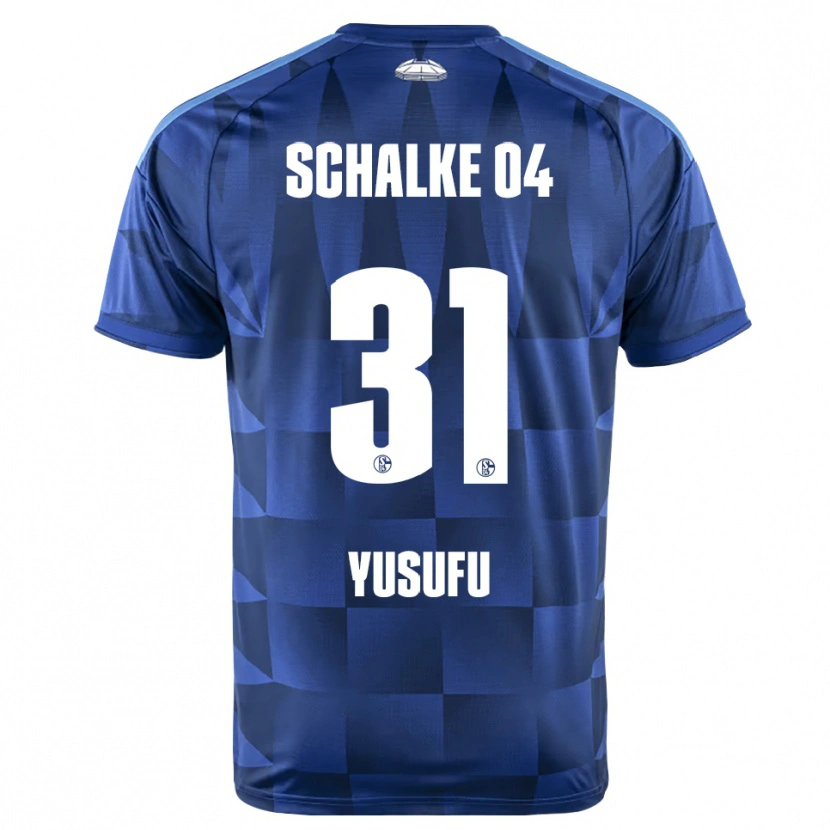 Danxen Bambino Maglia Faaris Yusufu #31 Blu Scuro Giallo Bianco Kit Gara Home 2026/27 Maglietta