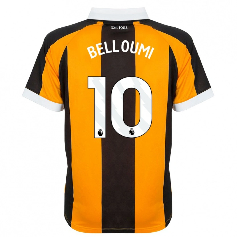 Danxen Bambino Maglia Mohamed Belloumi #10 Arancione Nero Bianco Kit Gara Home 2026/27 Maglietta