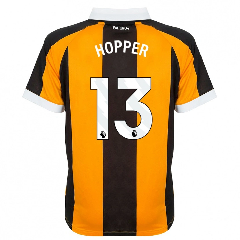 Danxen Bambino Maglia Jake Hopper #13 Arancione Nero Bianco Kit Gara Home 2026/27 Maglietta