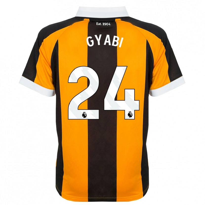 Danxen Bambino Maglia Darko Gyabi #24 Arancione Nero Bianco Kit Gara Home 2026/27 Maglietta
