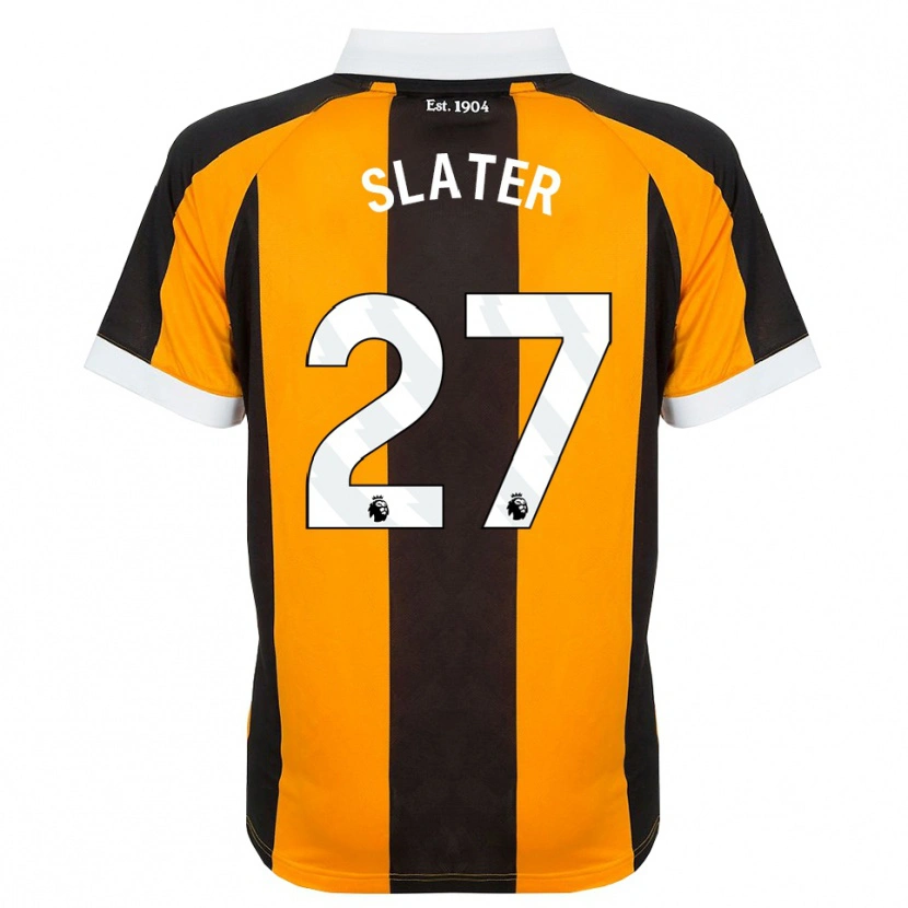 Danxen Bambino Maglia Regan Slater #27 Arancione Nero Bianco Kit Gara Home 2026/27 Maglietta