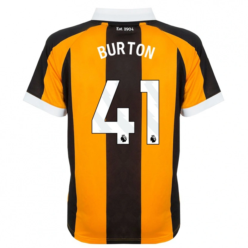 Danxen Bambino Maglia Jess Burton #41 Arancione Nero Bianco Kit Gara Home 2026/27 Maglietta
