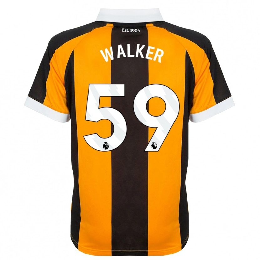 Danxen Bambino Maglia Coist Walker #59 Arancione Nero Bianco Kit Gara Home 2026/27 Maglietta