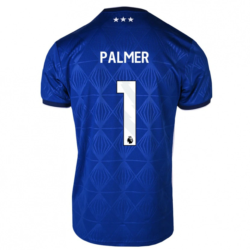 Danxen Bambino Maglia Alex Palmer #1 Blu Medio Bianco Rosso Kit Gara Home 2026/27 Maglietta