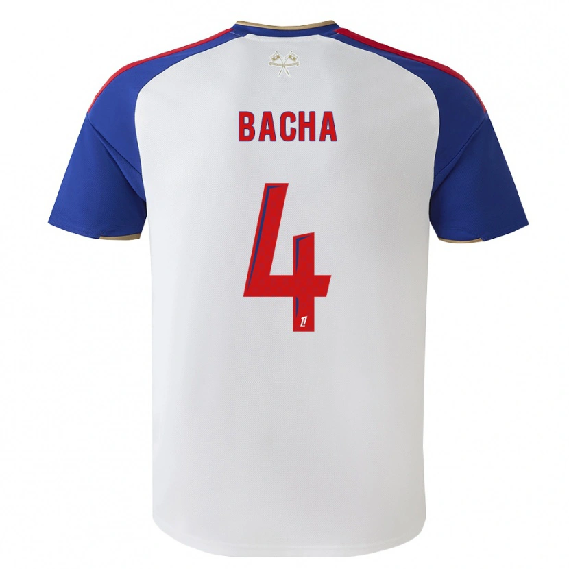 Danxen Bambino Maglia Selma Bacha #4 Blu Reale Rosso Bianco Kit Gara Home 2026/27 Maglietta