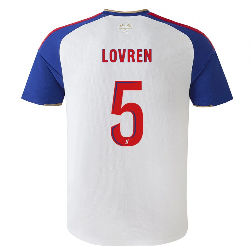 Danxen Bambino Maglia Dejan Lovren #5 Blu Reale Rosso Bianco Kit Gara Home 2026/27 Maglietta