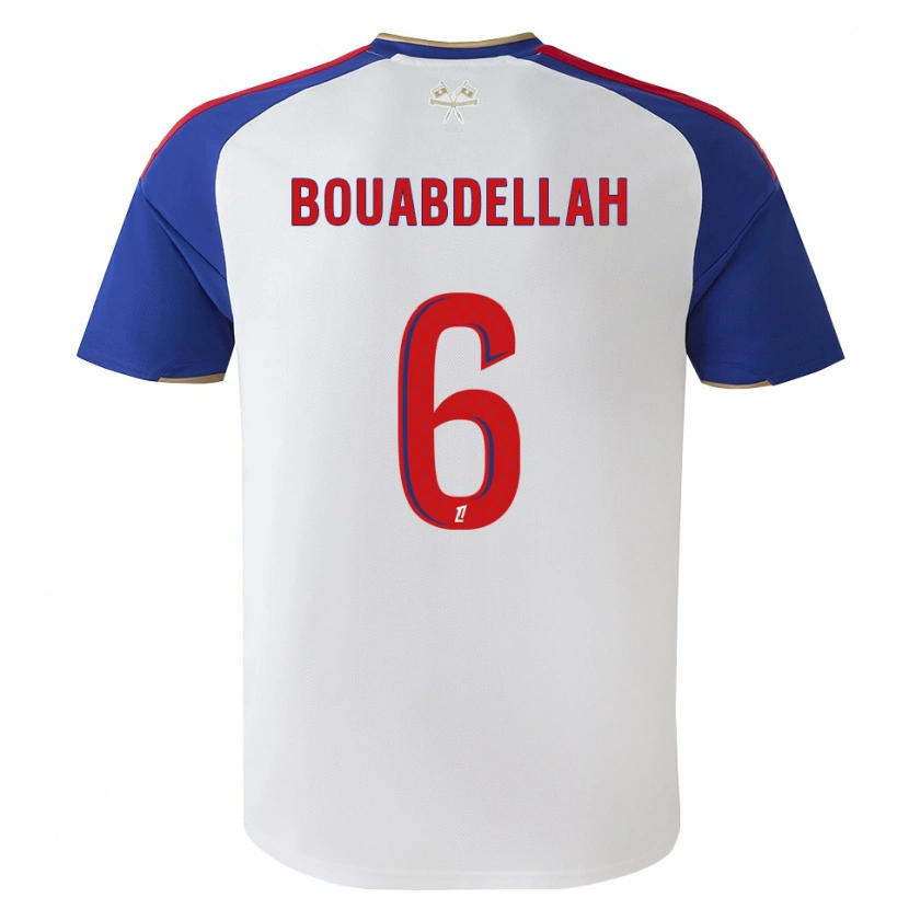Danxen Bambino Maglia Jalis Bouabdellah #6 Blu Reale Rosso Bianco Kit Gara Home 2026/27 Maglietta
