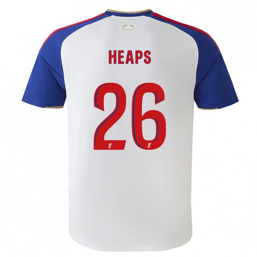 Danxen Bambino Maglia Lindsey Heaps #26 Blu Reale Rosso Bianco Kit Gara Home 2026/27 Maglietta