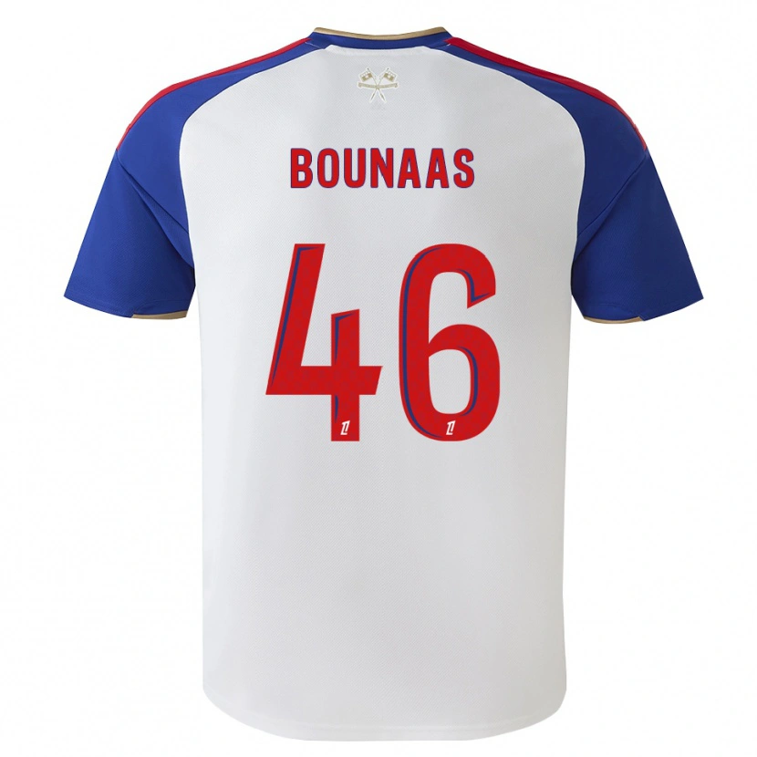 Danxen Bambino Maglia Idris Bounaas #46 Blu Reale Rosso Bianco Kit Gara Home 2026/27 Maglietta