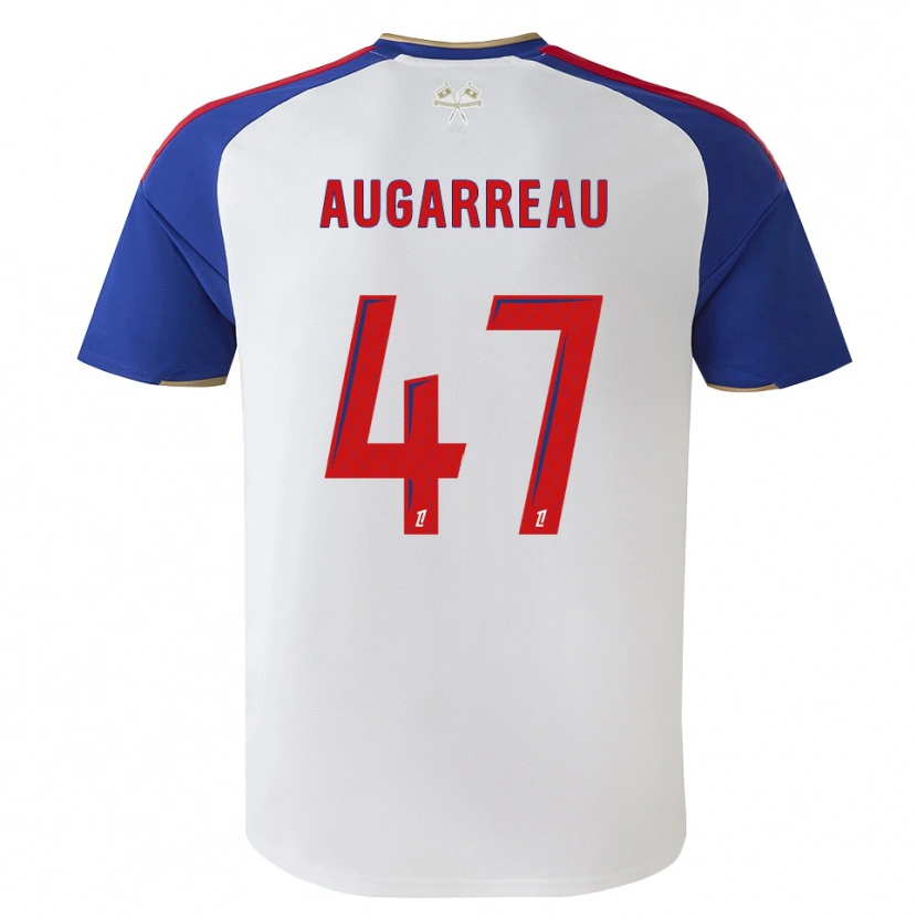 Danxen Bambino Maglia Sofiane Augarreau #47 Blu Reale Rosso Bianco Kit Gara Home 2026/27 Maglietta