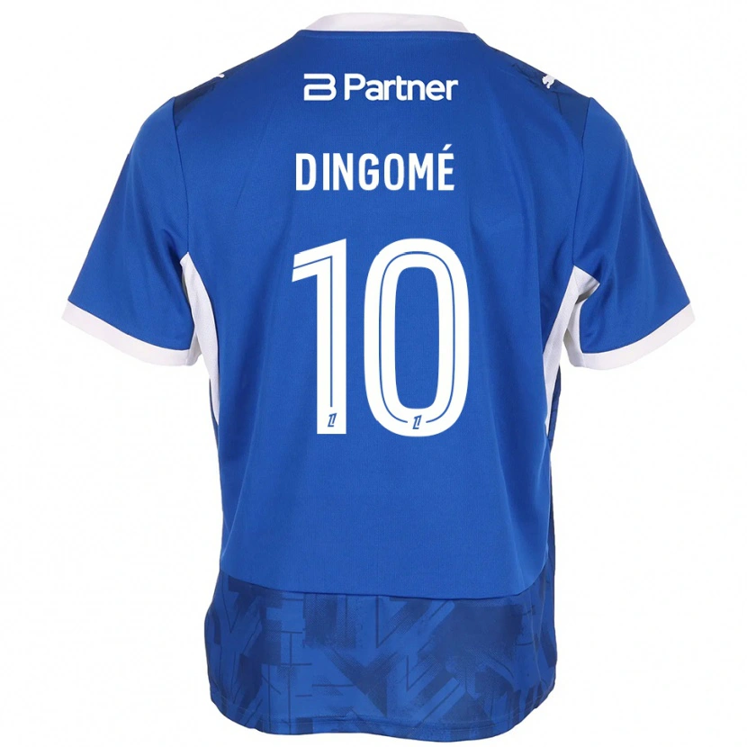 Danxen Bambino Maglia Tristan Dingomé #10 Blu Medio Bianco Kit Gara Home 2026/27 Maglietta