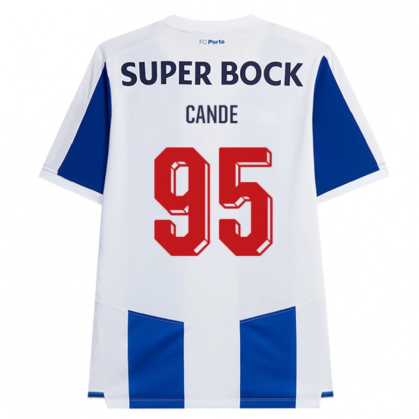 Danxen Bambino Maglia Anhá Cande #95 Blu Bianco Rosso Kit Gara Home 2026/27 Maglietta