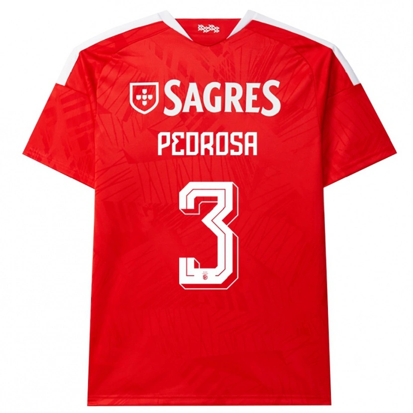 Danxen Bambino Maglia Tomás Pedrosa #3 Rosso Bianco Giallo Kit Gara Home 2026/27 Maglietta